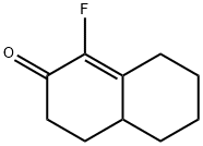 2(3H)-Naphthalenone,  1-fluoro-4,4a,5,6,7,8-hexahydro- 结构式