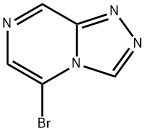5-溴-[1,2,4]三唑并[4,3-A]吡嗪 结构式