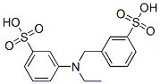 3-(N-ethyl-N-(3-sulfobenzyl)amino)benzenesulfonic acid 结构式