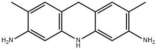 9,10-dihydro-2,7-dimethylacridine-3,6-diamine  结构式