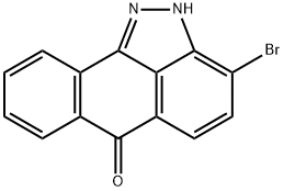 anthra[1,9-cd]pyrazol-6(2H)-one,3-bromo- 结构式