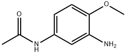 3-氨基-4-甲氧基乙酰苯胺 结构式