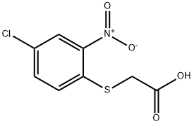 2-[(4-氯-2-硝基苯基)硫烷基]乙酸 结构式