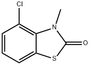 4-氯-3-甲基苯并[D]噻唑-2(3H)-酮 结构式