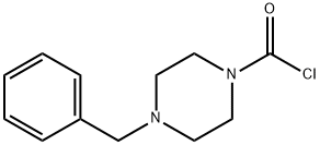 4-苄基哌嗪-1-甲酰氯 结构式