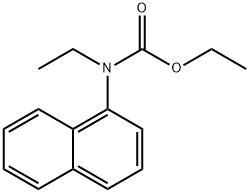 N-Ethyl-1-naphthalenecarbamic acid ethyl ester 结构式