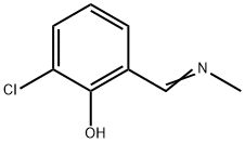 Phenol,  2-chloro-6-[(methylimino)methyl]- 结构式