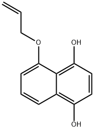 1,4-Naphthalenediol, 5-(2-propenyloxy)- (9CI) 结构式
