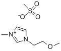 1-(2-METHOXYETHYL)-3-METHYLIMIDAZOLINIUM METHANESULFONATE 结构式