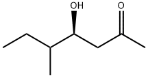 2-Heptanone, 4-hydroxy-5-methyl-, (4S)- (9CI) 结构式