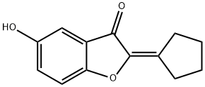 3(2H)-Benzofuranone, 2-cyclopentylidene-5-hydroxy- (9CI) 结构式