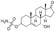 Androst-5-en-17-one, 3-[(aminosulfonyl)oxy]-7-hydroxy-, (7alpha)- (9CI) 结构式