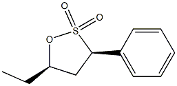1,2-Oxathiolane,5-ethyl-3-phenyl-,2,2-dioxide,(3R,5R)-(9CI) 结构式