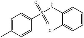 N-(2-氯苯基)-4-甲基苯磺酰胺 结构式