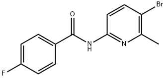 N-(5-bromo-6-methylpyridin-2-yl)-4-fluorobenzamide