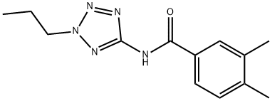 Benzamide, 3,4-dimethyl-N-(2-propyl-2H-tetrazol-5-yl)- (9CI) 结构式