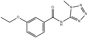 Benzamide, 3-ethoxy-N-(1-methyl-1H-tetrazol-5-yl)- (9CI) 结构式