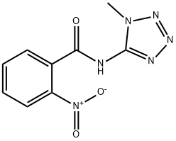 Benzamide, N-(1-methyl-1H-tetrazol-5-yl)-2-nitro- (9CI) 结构式