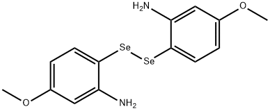 2,2'-diselenobis[5-methoxyaniline] 结构式