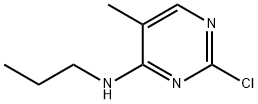 2-chloro-5-methyl-4-(N-propylamino)pyrimidine 结构式