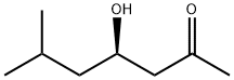 2-Heptanone, 4-hydroxy-6-methyl-, (4R)- (9CI) 结构式