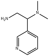 2-氨基-1-(吡啶-3-基)乙基]二甲胺 结构式