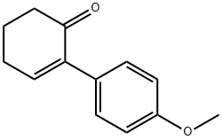 2-(4-Methoxyphenyl)-2-cyclohexen-1-one 结构式