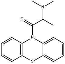 1-(10H-Phenothiazin-10-yl)-3-(dimethylamino)-1-propanone 结构式