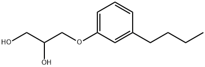 3-(m-Butylphenoxy)-1,2-propanediol 结构式