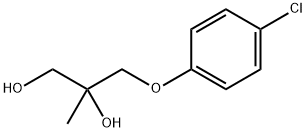 3-(p-Chlorophenoxy)-2-methyl-1,2-propanediol 结构式