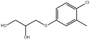 3-(4-Chloro-m-tolyloxy)-1,2-propanediol 结构式