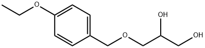 3-(p-Ethoxybenzyloxy)-1,2-propanediol 结构式