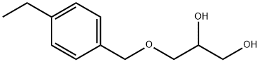 3-(p-Ethylbenzyloxy)-1,2-propanediol 结构式