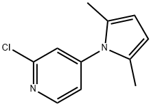 1-(2-chloropyridin-4-yl)-2,5-dimethyl-1H-pyrrole 结构式