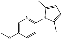 2-(2,5-二甲基-1H-吡咯-1-基)-5-甲氧基吡啶 结构式