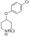 4-(4-氯苯氧基)哌啶 结构式
