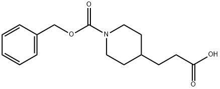 1-CBZ-4-哌啶丙酸 结构式