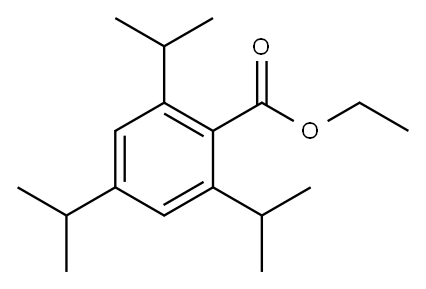 2,4,6-三异丙基苯甲酸乙酯 结构式