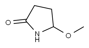 5-甲氧基-2-吡咯烷酮 结构式