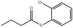 Butyric acid o-chlorophenyl ester 结构式