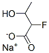 2-Fluoro-3-hydroxybutyric acid sodium salt 结构式