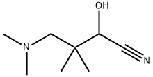 3,3-Dimethyl-4-dimethylamino-2-hydroxybutyronitrile 结构式
