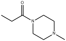Piperazine, 1-methyl-4-(1-oxopropyl)- (9CI) 结构式