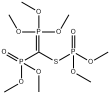 [(Trimethoxyphosphoranylidene)[(dimethoxyphosphinyl)thio]methyl]phosphonic acid dimethyl ester 结构式