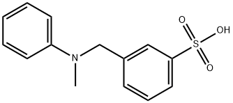 N-methyl-N-3-sulfobenzylaniline 结构式