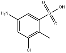 4-amino-6-chlorotoluene-2-sulphonic acid  结构式