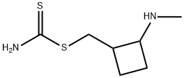 Dithiocarbamic acid [2-(methylamino)cyclobutyl]methyl ester 结构式
