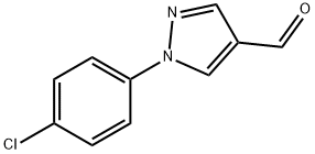 1-(4-氯苯基)吡唑-4-甲醛 结构式