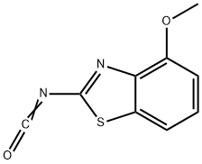 Benzothiazole, 2-isocyanato-4-methoxy- (9CI) 结构式
