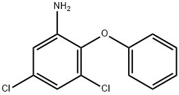 2,4-dichloro-6-aminodiphenyl ether 结构式